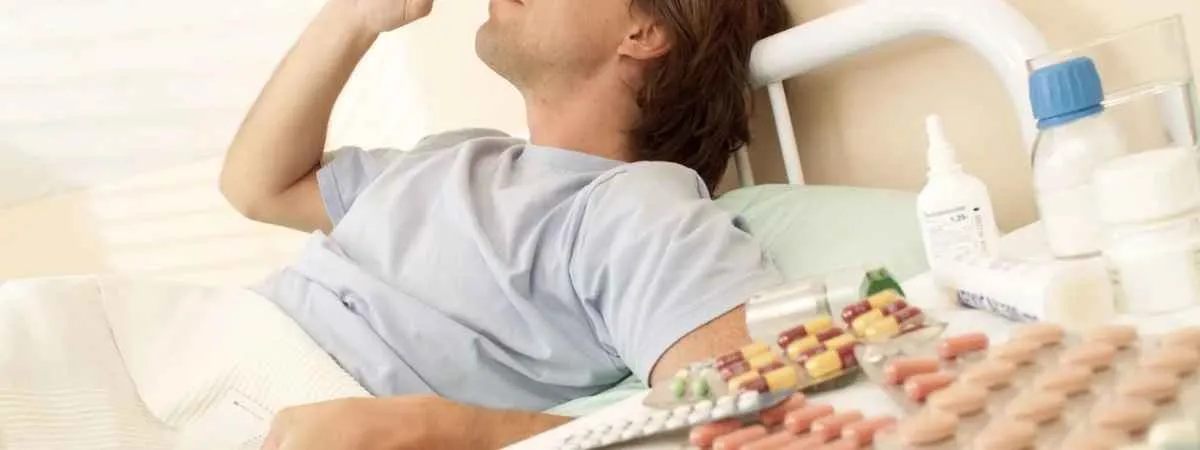 Мужчина в палате